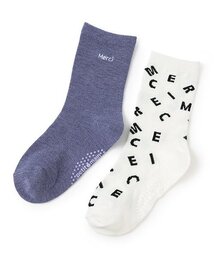 petit main | Merciクルーソックス2P(ソックス/靴下)