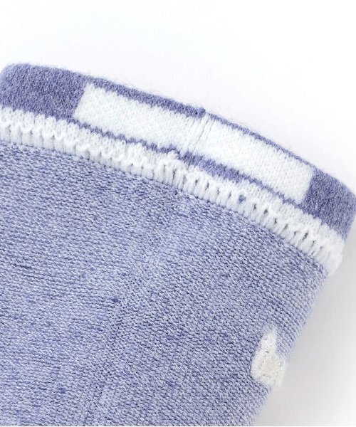 petit main（プティマイン）の「Merciクルーソックス2P（ソックス/靴下・キッズ・オフホワイト/ライトベージュ/ネイビー・SS/S/M/L）」の5枚目の写真