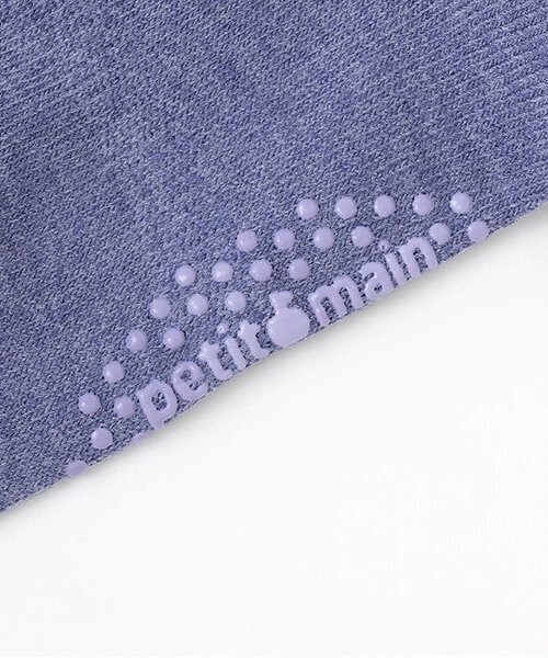 petit main（プティマイン）の「Merciクルーソックス2P（ソックス/靴下・キッズ・オフホワイト/ライトベージュ/ネイビー・SS/S/M/L）」の7枚目の写真