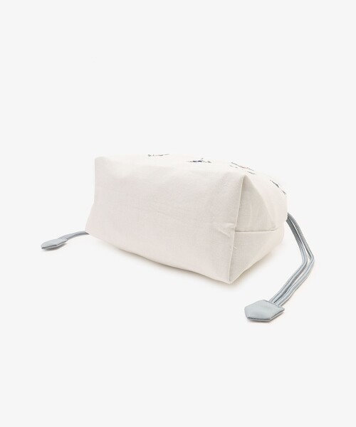 Afternoon Tea(アフタヌーンティー)の「エリタージュフルール刺繍保冷巾着ランチバッグ(キッチンツール・レディース・ブルー・ONE SIZE)」の3枚目の写真