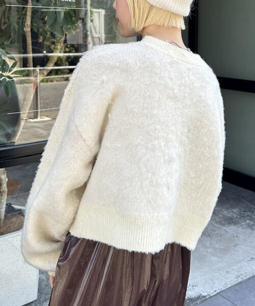 w closet（ダブルクローゼット）の「【新色登場！】キャットニットプルオーバー（ニット/セーター・レディース・ピンク/ネイビー/アイボリー/レッド・FREE）」の10枚目の写真