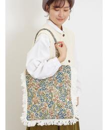 Samansa Mos2 | 花柄アソートゴブラントートバッグ(ハンドバッグ)