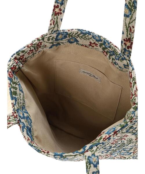 Samansa Mos2（サマンサ モスモス）の「花柄アソートゴブラントートバッグ（ハンドバッグ・レディース・ネイビー/ベージュ・F）」の20枚目の写真