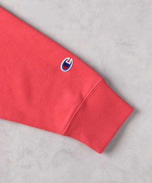 Champion(チャンピオン)の「【Champion】プリント裏毛クルーネックスウェット(スウェット・レディース・グリーン/レッド/ブラック/グレー・S/M/L/XL)」の21枚目の写真