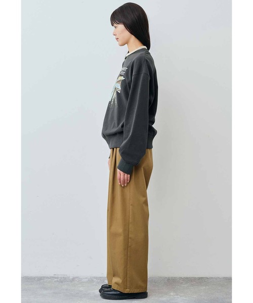 ＴＨＲＥＥ ＦＩＦＴＹ ＳＴＡＮＤＡＲＤ Ｓａｔｕｒｄａｙ Ｅｖｅｎｉｎｇ Ｐｏｓｔ ヴィンテージライクプリントトレーナー（スウェット）｜THREE FIFTY STANDARD（スリーフィフティースタンダード）