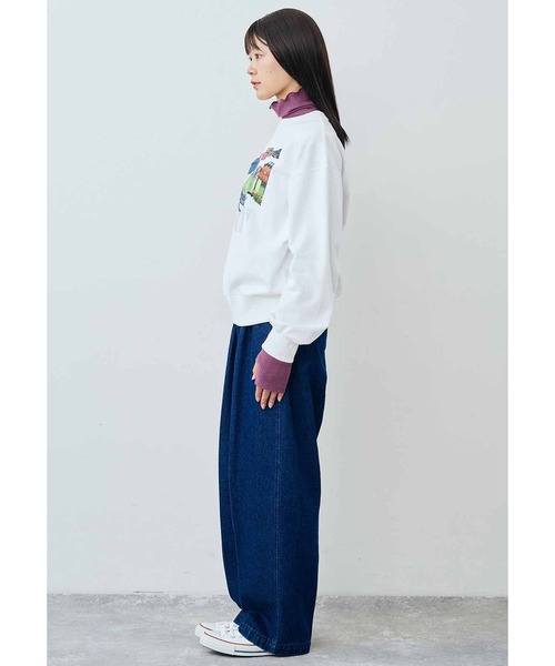 ＴＨＲＥＥ ＦＩＦＴＹ ＳＴＡＮＤＡＲＤ Ｓａｔｕｒｄａｙ Ｅｖｅｎｉｎｇ Ｐｏｓｔ ヴィンテージライクプリントトレーナー（スウェット）｜THREE FIFTY STANDARD（スリーフィフティースタンダード）