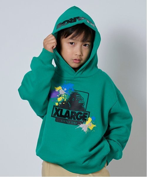 セール】ペイントOGゴリラパーカー（パーカー）｜XLARGE KIDS