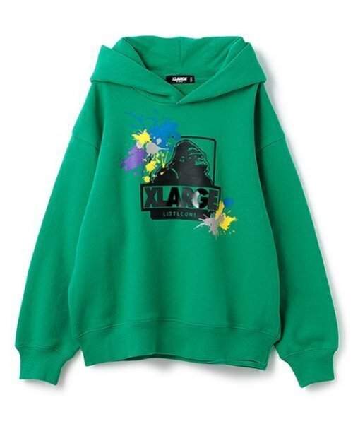 XLARGE KIDS（エクストララージキッズ）の「ペイントOGゴリラパーカー 