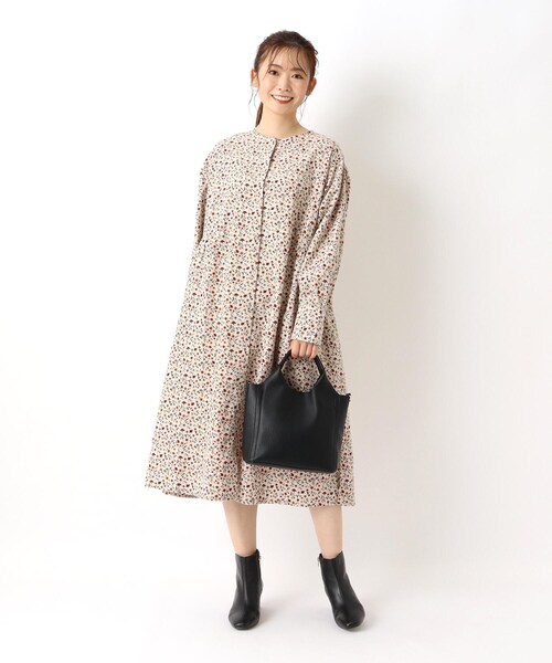one'sterrace(ワンズテラス)の「Legato Largo レトロシボ2WAYトート(トートバッグ・レディース・ベージュ系9/ブラック系8/ダークブラウン系8・99)」の14枚目の写真