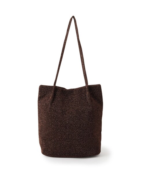 SHOO・LA・RUE（シューラルー）の「◆つまみハンドルラメトートバッグ（トートバッグ・レディース・シルバー系その他/シルバー/ブロンズ/ブラック・00）」の4枚目の写真