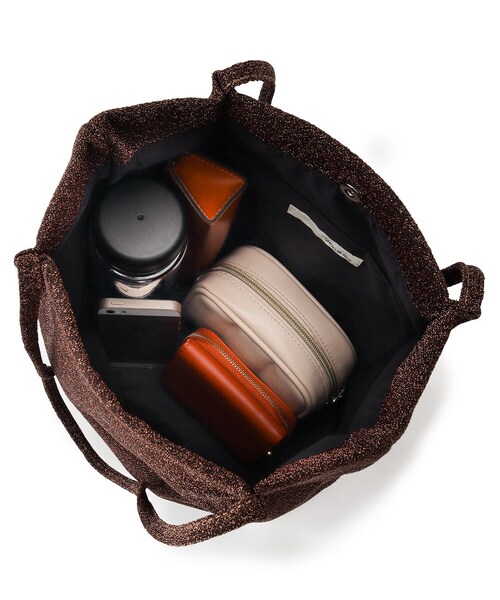 SHOO・LA・RUE（シューラルー）の「◆つまみハンドルラメトートバッグ（トートバッグ・レディース・シルバー系その他/シルバー/ブロンズ/ブラック・00）」の14枚目の写真