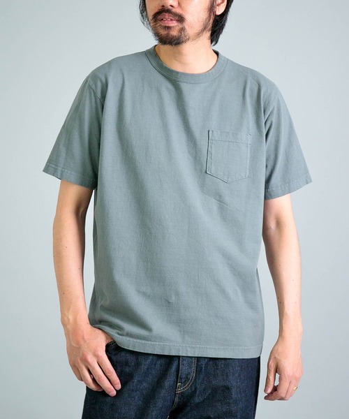 OMNIGOD mens / オムニゴッド] 天竺 ショートスリーブポケット