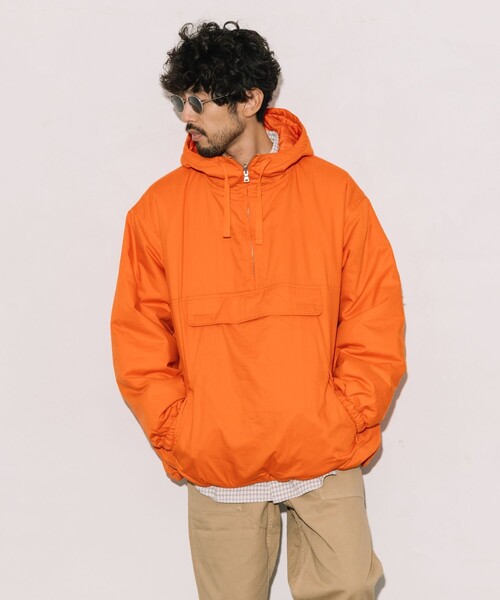 HINSON(ヒンソン)の「HINSON/ヒンソン リバーシブル 中綿 アノラックパーカー/プルオーバー(ブルゾン・メンズ・ブラック/オレンジ・MEDIUM/LARGE)」の19枚目の写真