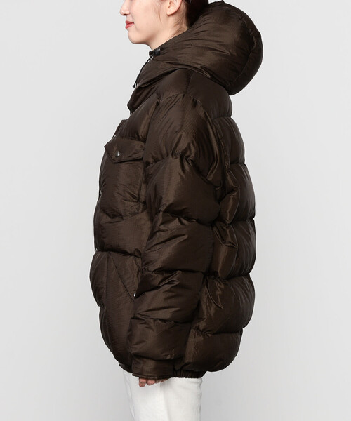 MONITALY（モニタリー）の「monitaly | ナイロン ダウンジャケット BROWN WOMEN（ダウンジャケット/コート・レディース・ブラウン・XS）」の3枚目の写真