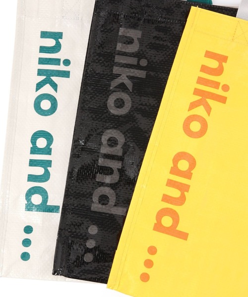 niko and...（ニコアンド）の「オリジナルニコロゴワリフトートバッグ（トートバッグ・レディース・ブラック/イエロー/ホワイト・0）」の16枚目の写真