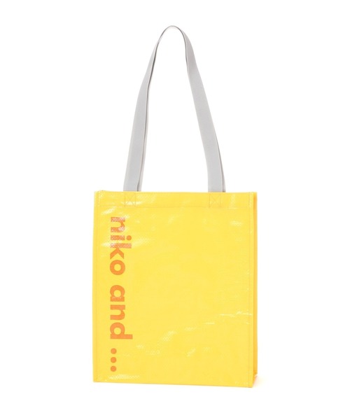 niko and...（ニコアンド）の「オリジナルニコロゴワリフトートバッグ（トートバッグ・レディース・ブラック/イエロー/ホワイト・0）」の7枚目の写真