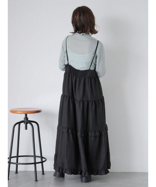 ehka sopo（エヘカソポ）の「シアーハイネックカットソー（Tシャツ/カットソー・レディース・ブラック/オフホワイト/ミント/グレー・F）」の10枚目の写真