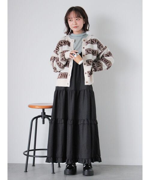 ehka sopo（エヘカソポ）の「シアーハイネックカットソー（Tシャツ/カットソー・レディース・ブラック/オフホワイト/ミント/グレー・F）」の13枚目の写真