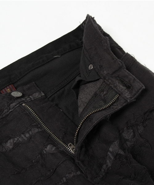 MIHARAYASUHIRO（ミハラヤスヒロ）の「【miharayasuhiro】クラッシュデニム 42032149（デニムパンツ・レディース・ブラック/ホワイト・36）」の10枚目の写真