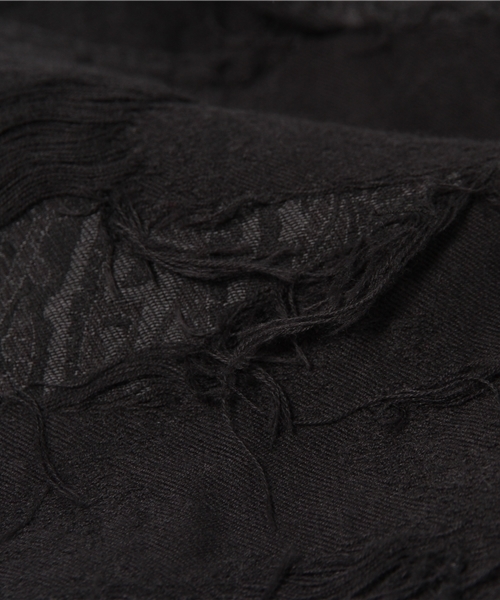 MIHARAYASUHIRO（ミハラヤスヒロ）の「【miharayasuhiro】クラッシュデニム 42032149（デニムパンツ・レディース・ブラック/ホワイト・36）」の12枚目の写真