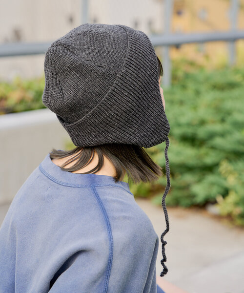 WHIMSIC(ウィムジック)の「【WHIMSIC】イヤーニットキャップ(ニットキャップ/ビーニー・レディース・ブラウン/ブラック/チャコールグレー・FREE)」の14枚目の写真