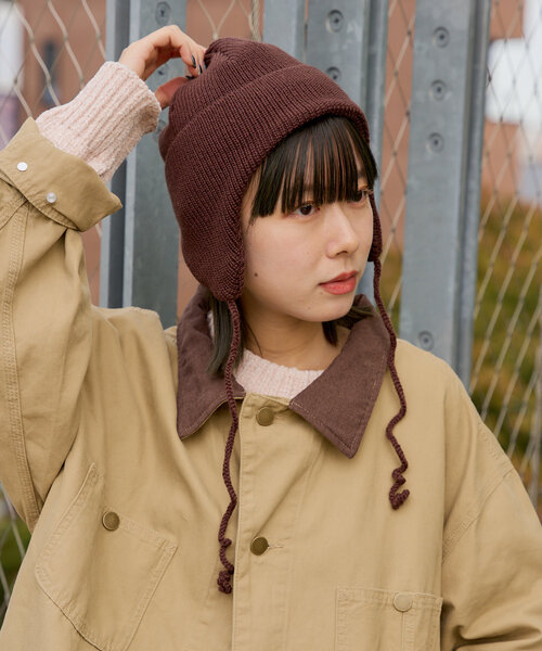 帽子 whimsic knit bucket hat kastane whimsic knit bucket hat kastane