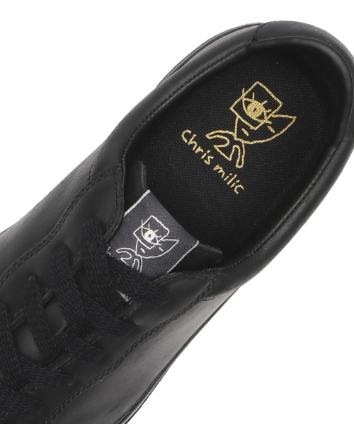Last Resort AB(ラストリゾート・エービー)の「VM004-MILIC LEATHER WORN BLACK/BLACK(スニーカー・メンズ・ブラック・10/9/8h/9h/8/7h/10h/11/7/12)」の6枚目の写真