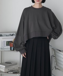 【forksy.】アウトリンキングリメイク風スウェット