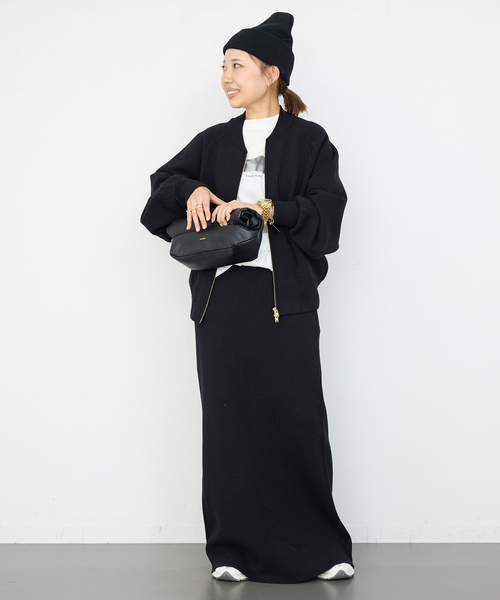 Deuxieme Classe CINOH/チノ SKIRT ブルゾンセット専用 CINOH/チノ 】KNIT MAXI SKIRT（スカート）｜CINOH（チノ）の