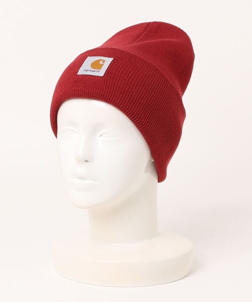 Carhartt（カーハート）の「Carhartt WIP/カーハート ダブリューアイピー ビーニー ACRYLIC WATCH HAT I020222（ニットキャップ/ビーニー・メンズ・ホワイト/ブラウン/レッド/ブラック・FREE）」の16枚目の写真