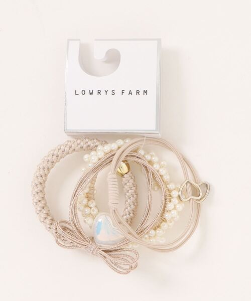 LOWRYS FARM（ローリーズファーム）の「4セットヘアゴム 284055（ヘアゴム・レディース・アイボリー/ネイビー/ブラック・FREE）」の8枚目の写真