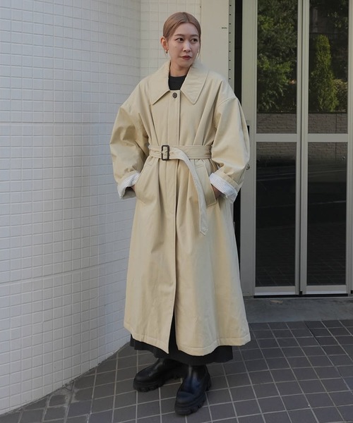 Louren volume batting coat コート NEW ARRIVAL STAFF SNAP – louren store