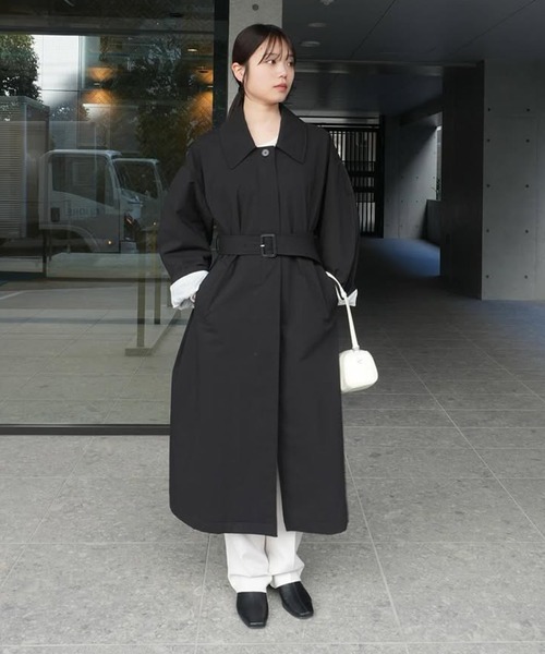 セール】BATTING LONG COAT（ステンカラーコート）｜MANOF