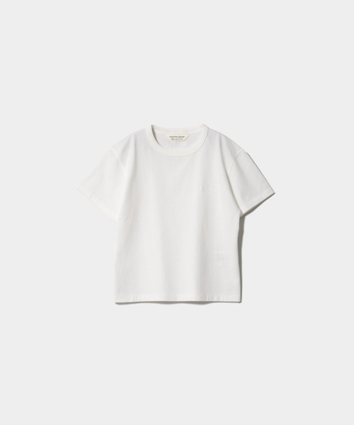 beautiful people（ビューティフルピープル）の「60/3 jersey kids    embroidery T-shirt（Tシャツ/カットソー・レディース・ブラック/オフホワイト・SMALL/XX-SMALL）」の8枚目の写真