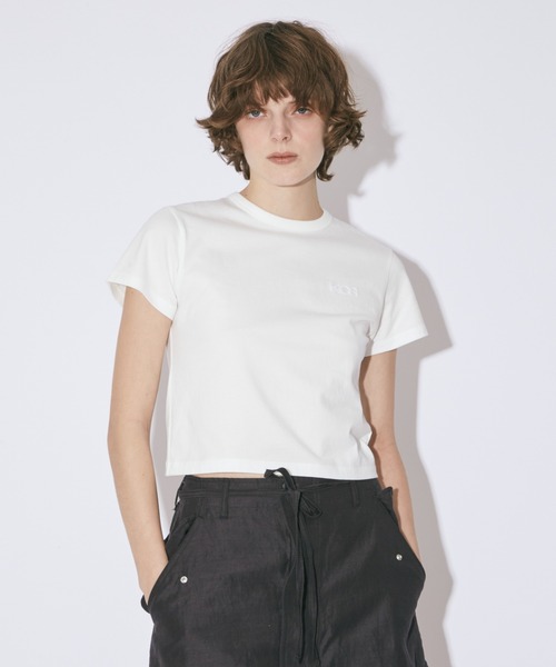 セール】60/3 jersey kids embroidery T-shirt（Tシャツ