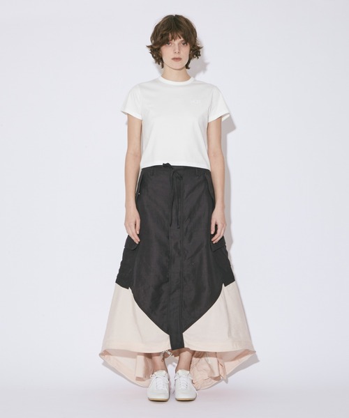 beautiful people（ビューティフルピープル）の「60/3 jersey kids    embroidery T-shirt（Tシャツ/カットソー・レディース・ブラック/オフホワイト・SMALL/XX-SMALL）」の5枚目の写真