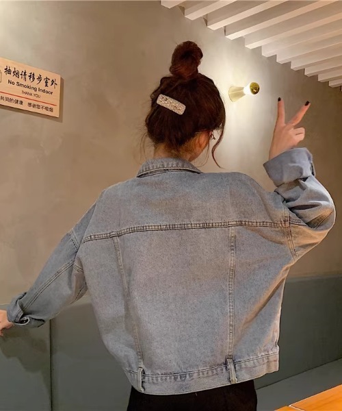 paravion（パラビオン）の「デニムジャケット（デニムジャケット・レディース・ブルー・LARGE/MEDIUM）」の4枚目の写真