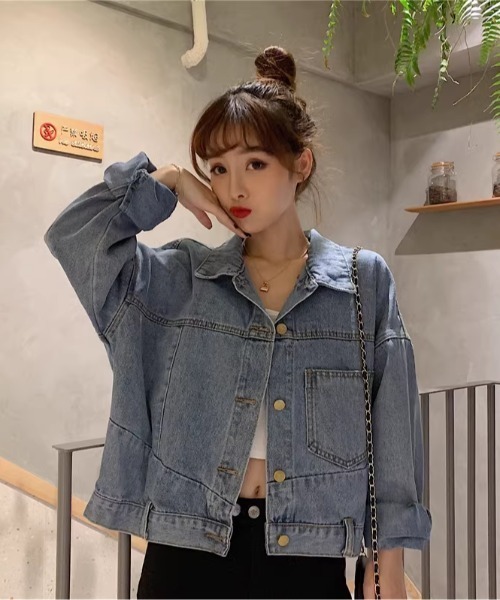 paravion（パラビオン）の「デニムジャケット（デニムジャケット・レディース・ブルー・LARGE/MEDIUM）」の7枚目の写真