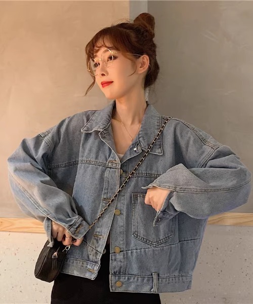 paravion（パラビオン）の「デニムジャケット（デニムジャケット・レディース・ブルー・LARGE/MEDIUM）」の8枚目の写真