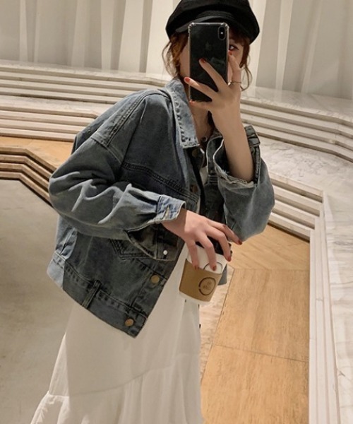 paravion（パラビオン）の「デニムジャケット（デニムジャケット・レディース・ブルー・LARGE/MEDIUM）」の16枚目の写真