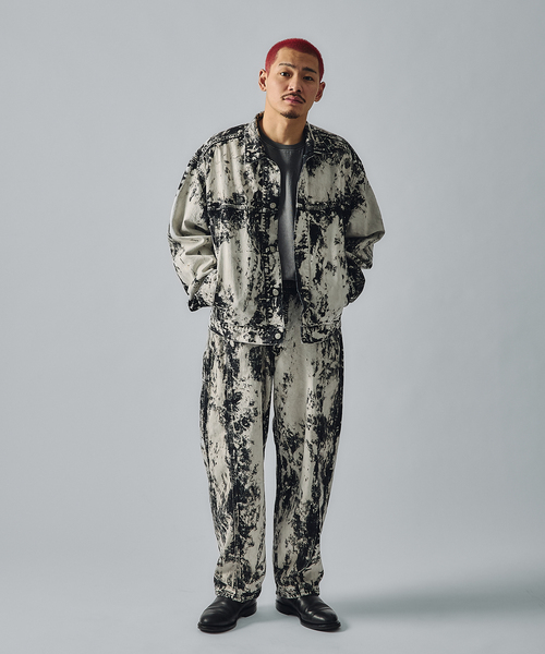 JOURNAL STANDARD J.S HOMESTEAD(ジャーナルスタンダードホームステッド)の「J.S.Homestead / ハンドブリーチ デニムトラッカー(デニムジャケット・メンズ・ブラック系その他・MEDIUM/LARGE)」の5枚目の写真