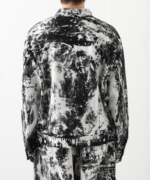 JOURNAL STANDARD J.S HOMESTEAD(ジャーナルスタンダードホームステッド)の「J.S.Homestead / ハンドブリーチ デニムトラッカー(デニムジャケット・メンズ・ブラック系その他・MEDIUM/LARGE)」の4枚目の写真