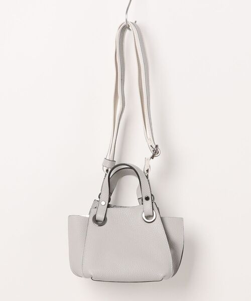 RIPANI（リパーニ）の「【RIPANI】シュリンクレザーミニハンドバッグ(Q56500)（ハンドバッグ・レディース・レッド/ライトグレー・ALL）」の3枚目の写真