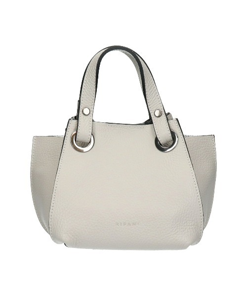 RIPANI（リパーニ）の「【RIPANI】シュリンクレザーミニハンドバッグ(Q56500)（ハンドバッグ・レディース・レッド/ライトグレー・ALL）」の2枚目の写真
