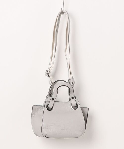 RIPANI（リパーニ）の「【RIPANI】シュリンクレザーミニハンドバッグ(Q56500)（ハンドバッグ・レディース・レッド/ライトグレー・ALL）」の11枚目の写真