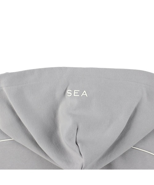 WIND AND SEA（ウィンダンシー）の「LYFT x WDS PIPING HOODED SWEAT SHIRT（パーカー・メンズ・アイボリー/ライトブルー/グレー・SMALL/MEDIUM/LARGE/X-LARGE）」の19枚目の写真