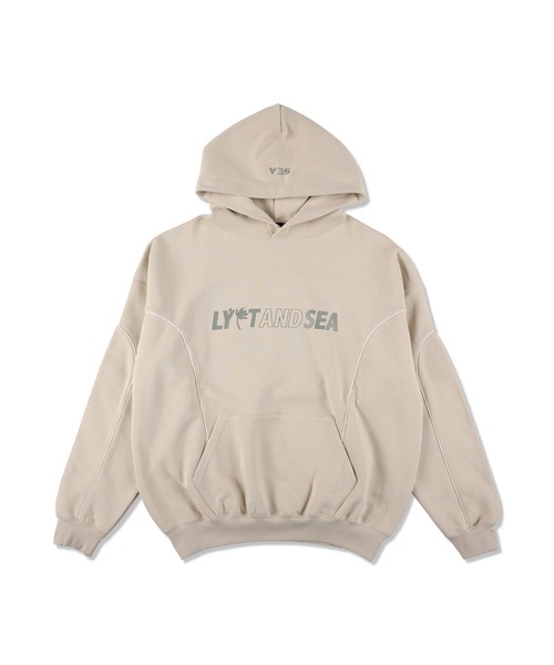 WIND AND SEA（ウィンダンシー）の「LYFT x WDS PIPING HOODED SWEAT SHIRT（パーカー・メンズ・アイボリー/ライトブルー/グレー・SMALL/MEDIUM/LARGE/X-LARGE）」の15枚目の写真