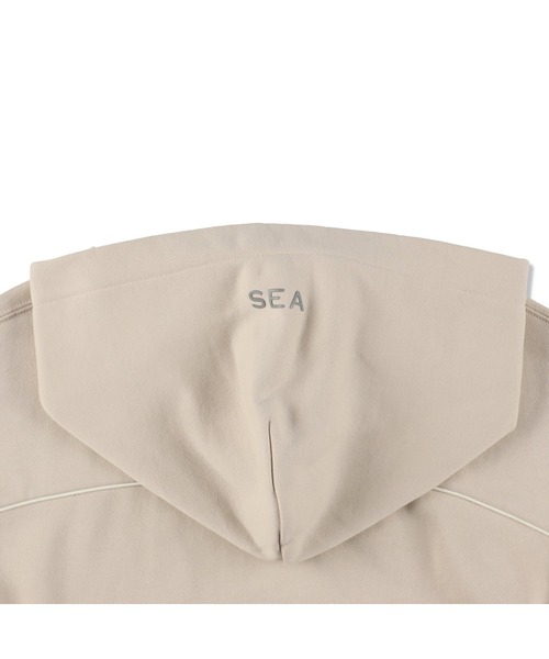 WIND AND SEA（ウィンダンシー）の「LYFT x WDS PIPING HOODED SWEAT SHIRT（パーカー・メンズ・アイボリー/ライトブルー/グレー・SMALL/MEDIUM/LARGE/X-LARGE）」の13枚目の写真
