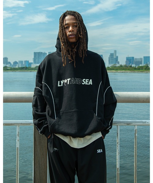 LYFT x WDS PIPING HOODED SWEAT SHIRT（パーカー）｜WIND AND SEA