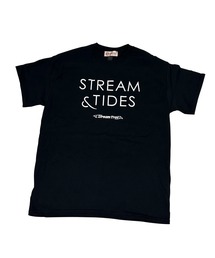 STREAM TRAIL（ストリームトレイル）の「T-Shirt Stream & Tides　BLACK（Tシャツ/カットソー）」